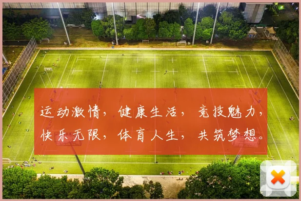 运动激情，健康生活，竞技魅力，快乐无限，体育人生，共筑梦想。
